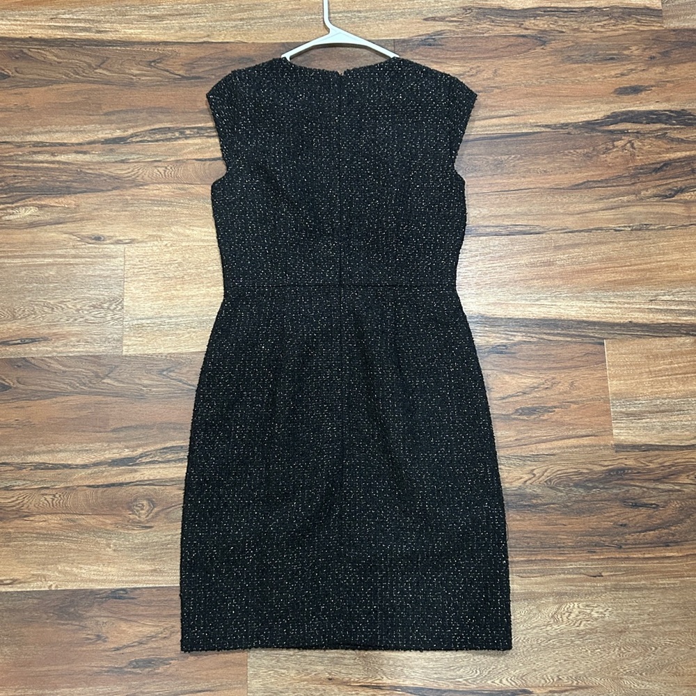 Ann Taylor Black and Gold Dress